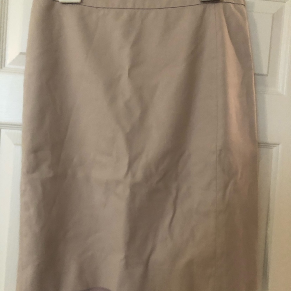 J Crew light pink/beige pencil skirt